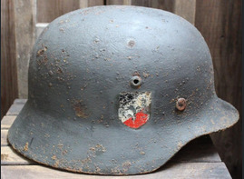 Wehrmacht helmet M35 DD / from Karelia