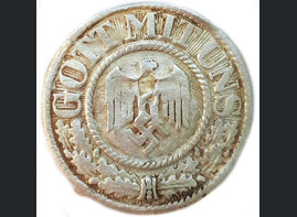 Cover plate from buckle "Gott mit Uns"