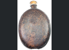 Wehrmacht coconut flask / from Leningrad