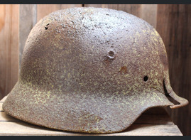 German helmet M40 / from Koenigsberg