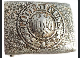 Wehrmacht buckle "Gott mit Uns" / from Rzhev