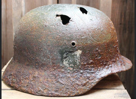Wehrmacht helmet M35 DD / from Novgorod