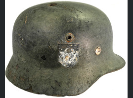 Ordnungspolizei helmet M35 DD / from Kursk