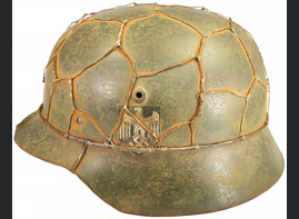 Restored Wehmacht helmet M35 DD