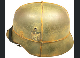 Restored Wehrmacht helmet M35 DD