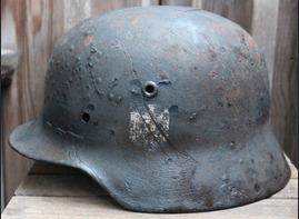 Wehrmacht helmet M35 / from Königsberg