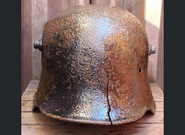 German helmet M17 / from Kaluga