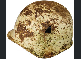 Winter camo Soviet helmet SSh39