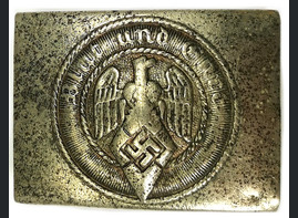 Hitler-Jugend belt buckle "Blut und Ehre"