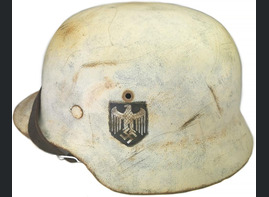 Restored helmet M40, Winter camo Wehrmacht