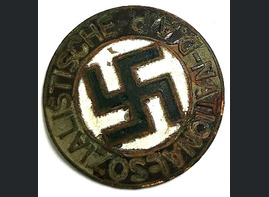 NSDAP Party Badge / from Stalingrad