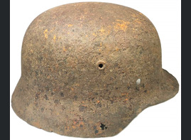 German helmet M40 / from Stalingrad