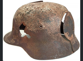 German helmet M35 / from Rzhev