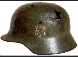 German helmet M35 DD / from Rzhev