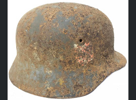 Croatian helmet M35 DD / from Stalingrad