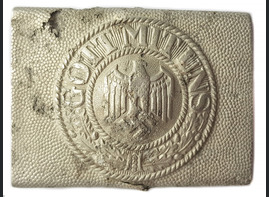 Wehrmacht belt buckle "Gott mit Uns" / from Königsberg