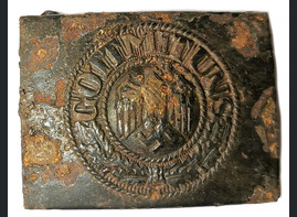 Iron Wehrmacht belt buckle "Gott mit Uns"