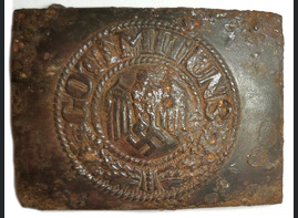 Iron Wehrmacht belt buckle "Gott mit Uns"