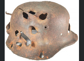 German helmet M40 / from Pushkinskiye Gory