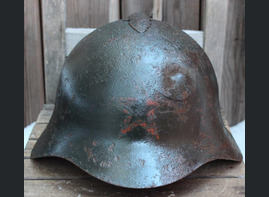 Soviet helmet SSh36 / from Karelia