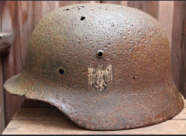 Wehrmacht helmet M35 / from Königsberg