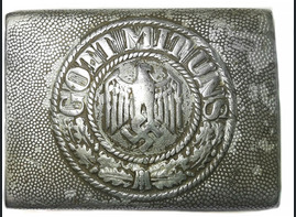 Wehrmacht belt buckle "Gott mit Uns" by Richard Sieper & Söhne, Lüdenscheid / from Stalingrad