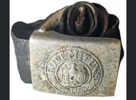 Wehrmacht belt with buckle "Gott mit Uns" / from Königsberg