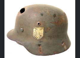German helmet M35 / from Staraya Russa