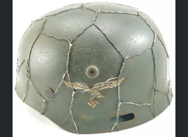 Restored German helmet M35 (M37), Paratrooper