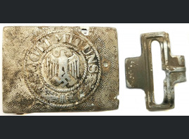 Wehrmacht belt buckle "Gott mit Uns" / from Demyansk pocket