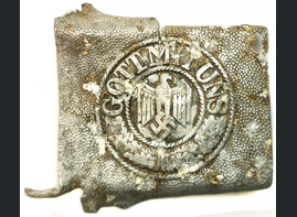 Wehrmacht belt buckle "Gott mit Uns" / from Demyansk pocket