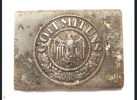 Wehrmacht belt buckle "Gott mit Uns" / from Königsberg