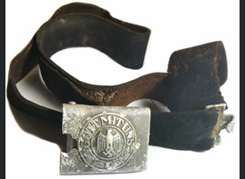 Wehrmacht belt with buckle "Gott mit Uns" / from Konigsberg