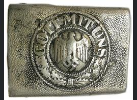 Wehrmacht belt buckle "Gott mit Uns" by Richard Sieper Söhne Lüdenscheid / from Konigsberg
