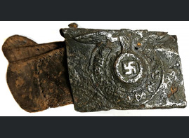 Belt buckle Waffen SS "Meine Ehre heißt Treue" / from Tosno