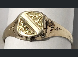 Rare German ring with secret compartment / from Stalingrad