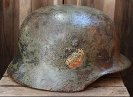 Wehrmacht helmet M35 DD / from Pskov