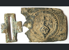 Hitler-Jugend belt buckle "Blut und Ehre" / from Königsberg