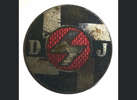 DJ - Deutsche Jungvolk member badge / from Konigsberg
