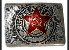 Partisan belt buckle "Gott mit Uns" / from Belarus