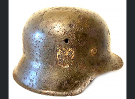  Waffen SS helmet M42 / from Veliky Novgorod