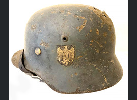 Wehrmacht helmet M35 DD / from Veliky Novgorod
