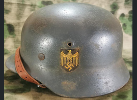 Restored German helmet M40, Kriegsmarine