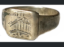 German silver ring / from Konigsberg