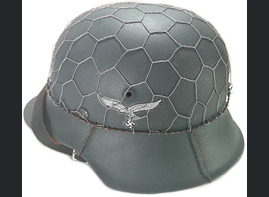 Restored German helmet M42, Luftwaffe