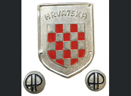 Croatian emblem + buttons