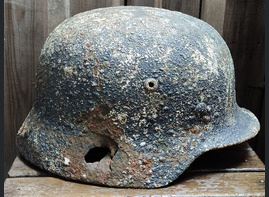 German helmet M35 / from Pskov