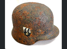 Waffen SS helmet M35 DD / from Ukraine