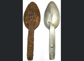 2 forks-spoons / from Stalingrad