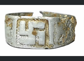Ring with swastika / from Murmansk
